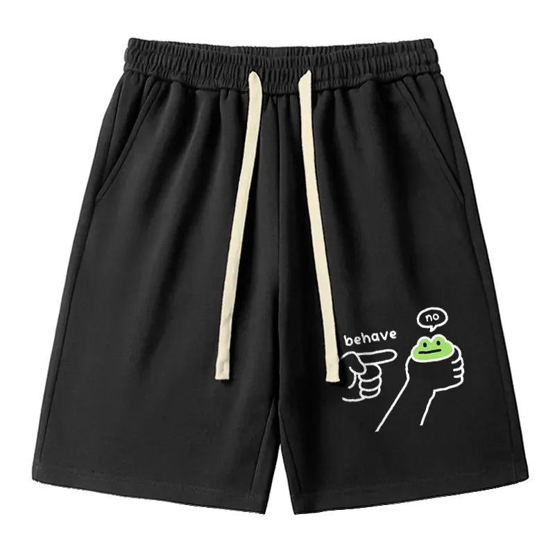 Japanese frog unisex shorts