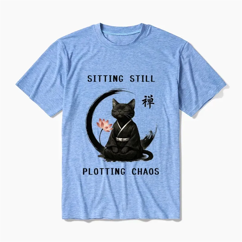 Funny Japanese Cat T-Shirt for Gift