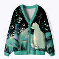 japanese lion cardigan sweater on sale