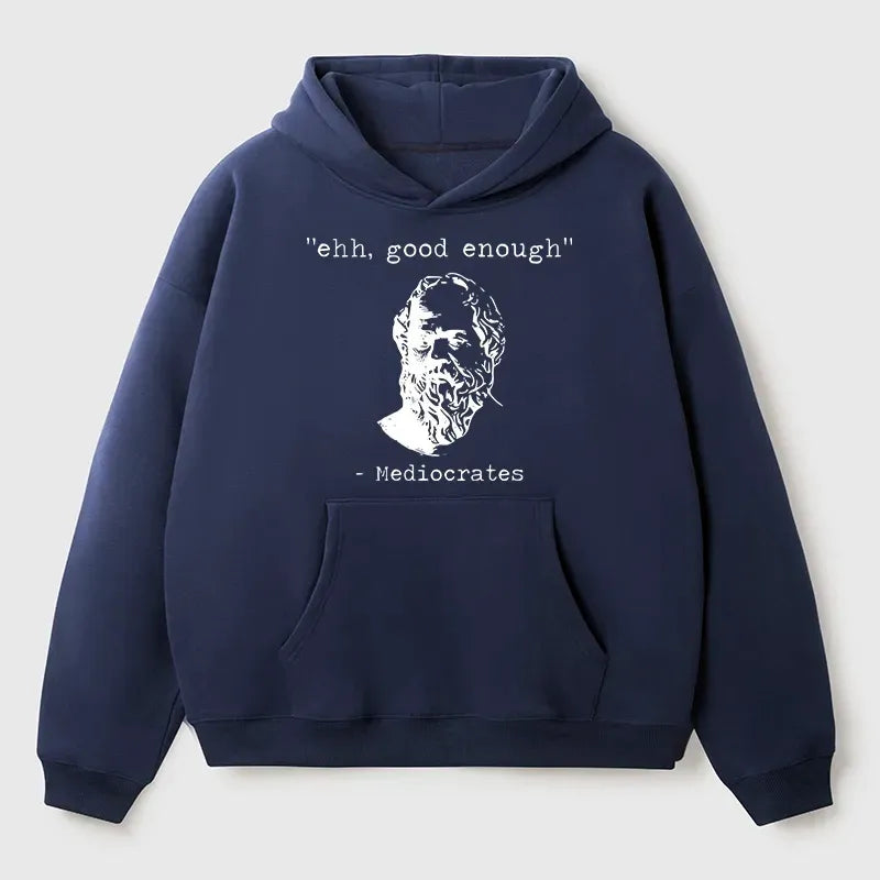 Kyoto-Lion Mediocrates Meme Adult Fleece Hoodie
