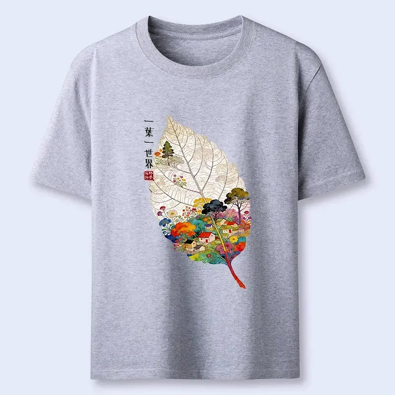 Colorful Kyoto-Lion T-Shirt for Vacation