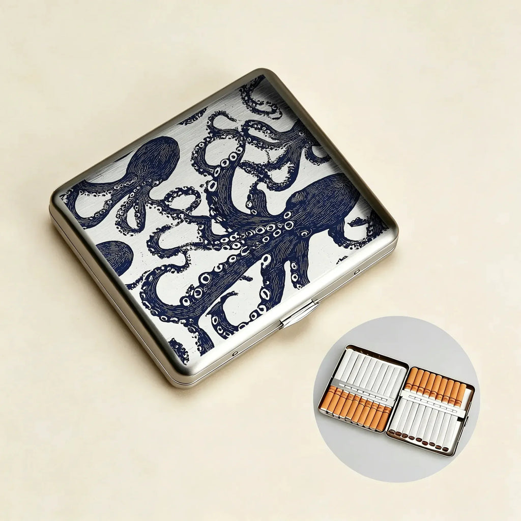 Stylish Stainless Steel Cigarette Case for Daily Use