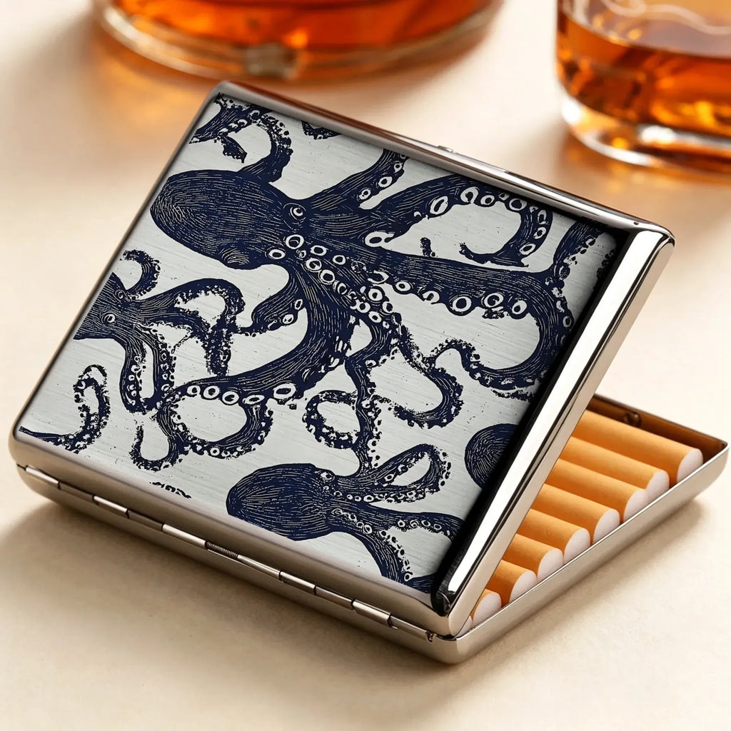 Vintage Ukiyo-e Metal Cigarette Case Best Seller