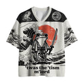 Kyoto-Lion Focused Samurai Frog Mesh Jersey