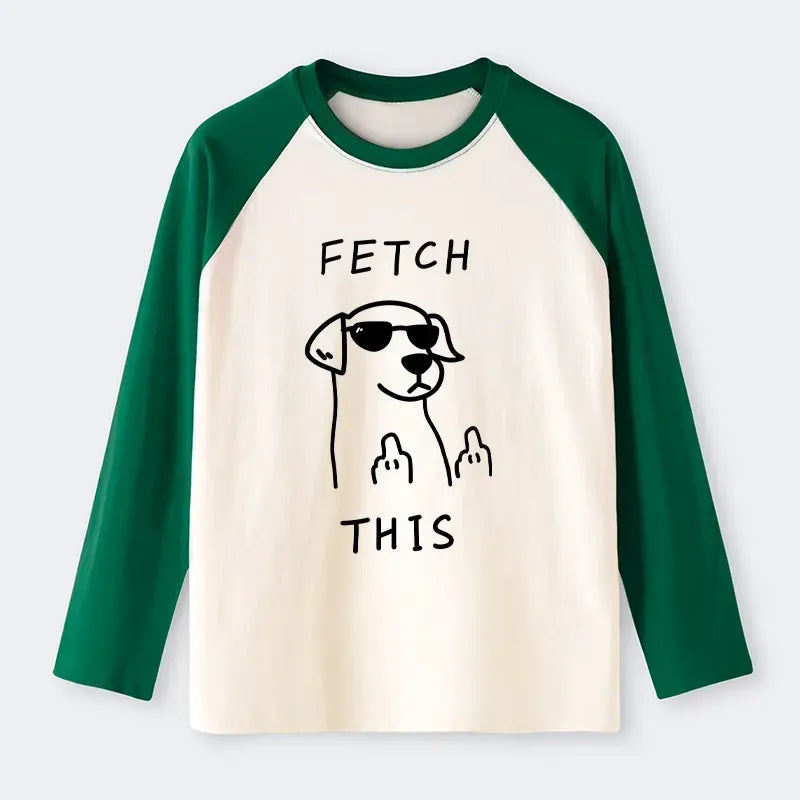 Japanese streetwear raglan long sleeve tee