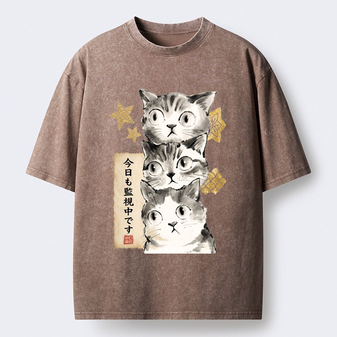 Unisex cat t-shirt for gift idea