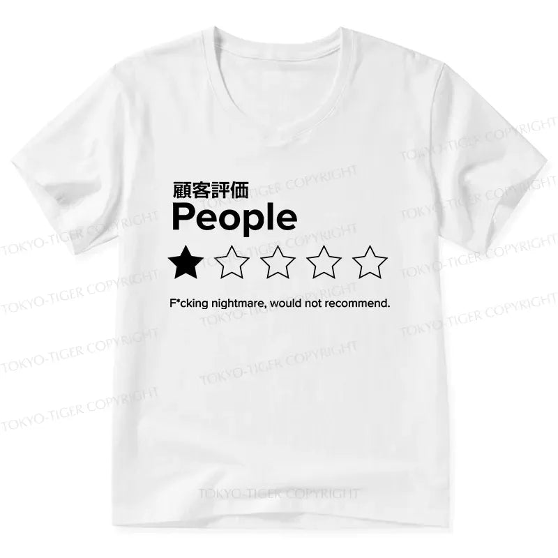 Japanese Vintage V-Neck Tee for Daily Wear