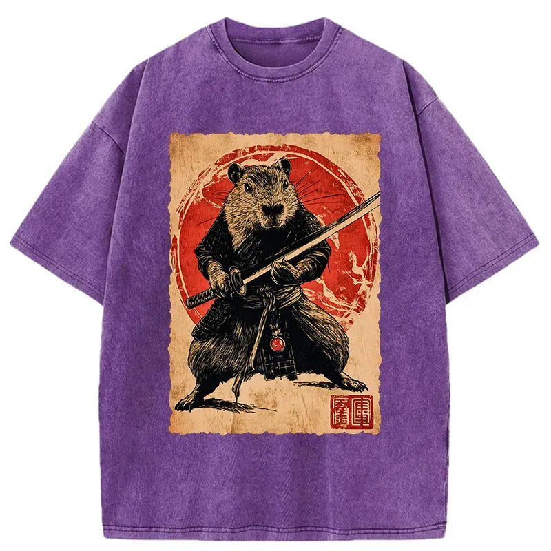 kyoto lion vintage japanese tee for daily wear