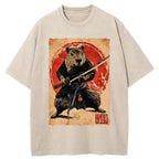 kyoto lion vintage japanese tee for daily wear