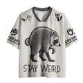 Kyoto-Lion Funny Jimothy Raccoon Mood Mesh Jersey