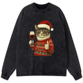 Christmas Cat T-Shirt Gift for Cat Lovers