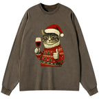 Trendy Japanese Cat Long Sleeve Shirt