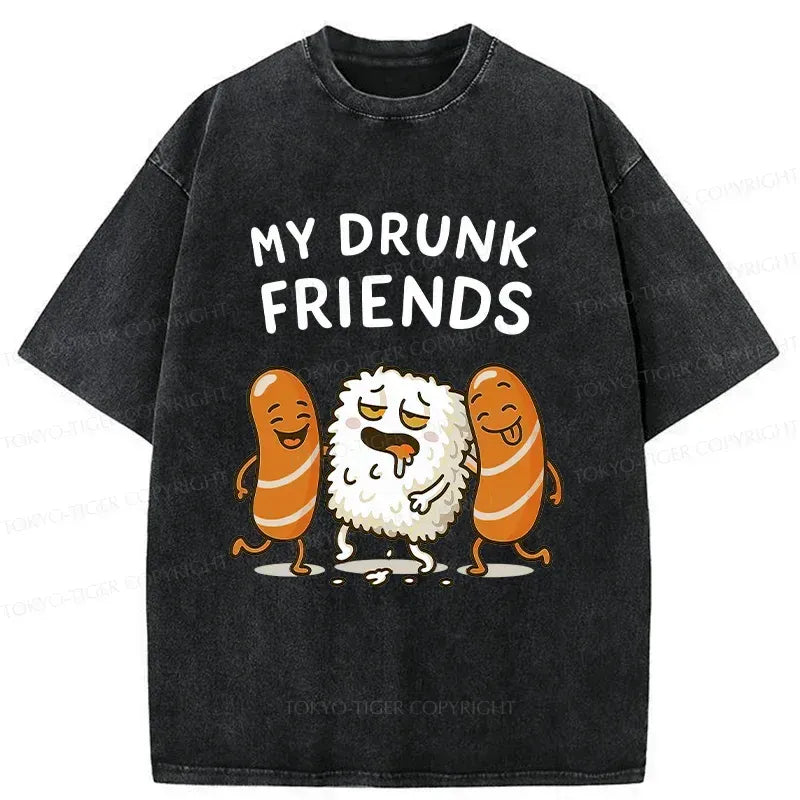 Japanese washed cotton t-shirt for summer