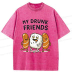 drunk sushi vintage tee streetwear style