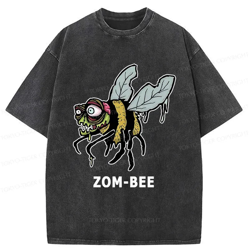 Kyoto-Lion Zom-Bee Halloween T-Shirt for Streetwear