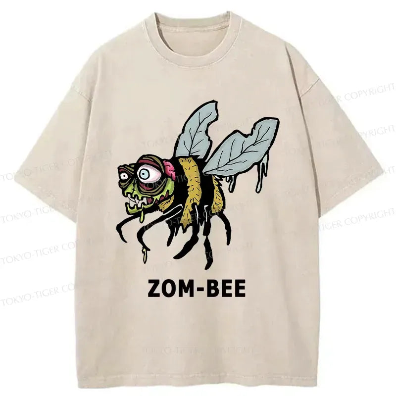 Japanese Vintage Washed T-Shirt for Daily Wear