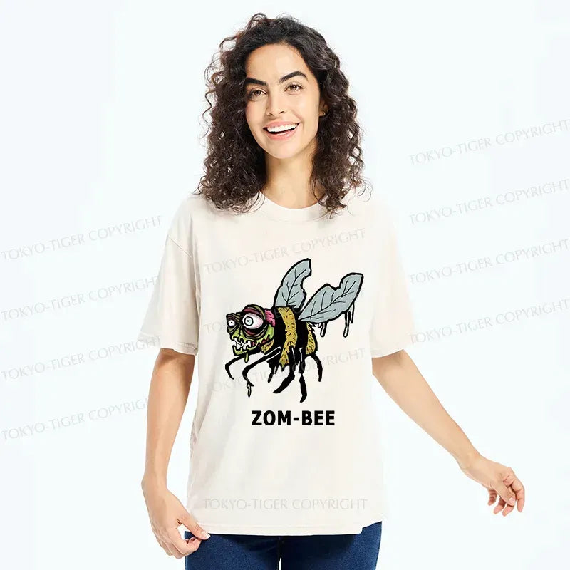 Kyoto-Lion Zom-Bee Halloween T-Shirt for Streetwear