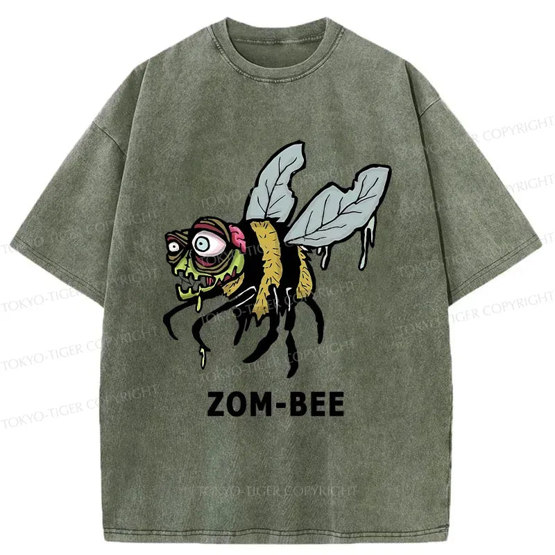Japanese Vintage Washed T-Shirt for Daily Wear