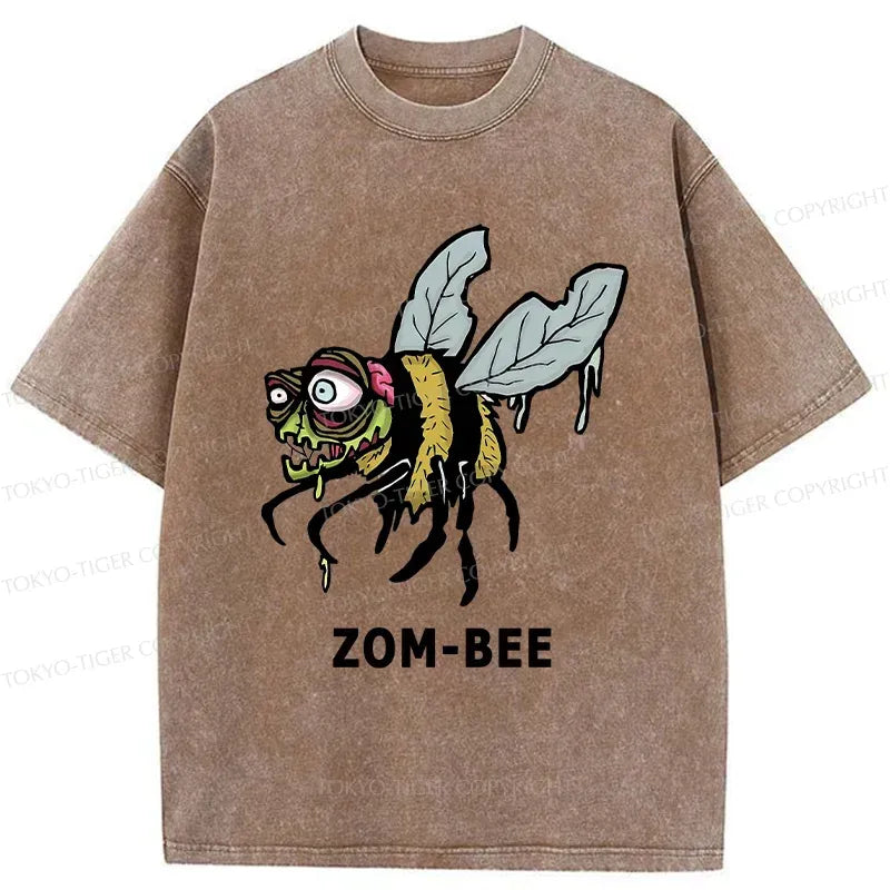 Japanese Vintage Washed T-Shirt for Daily Wear