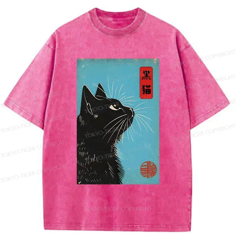 ukiyo-e cat tee for streetwear