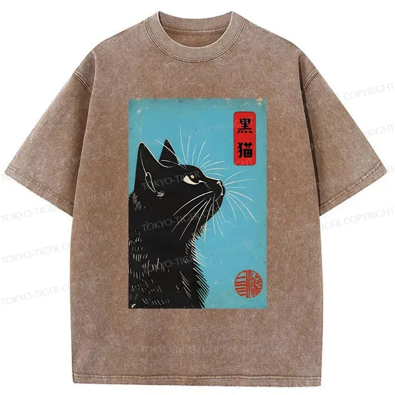 ukiyo-e cat tee for streetwear