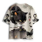 Kyoto-Lion Mystic Black Cat Mesh Jersey