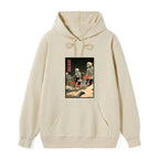 unique japanese skull hoodie free shipping
