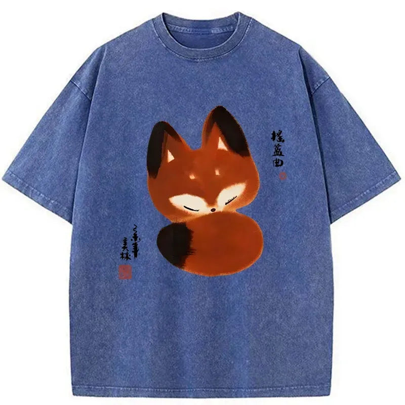 Cute Fox Shirt for Summer