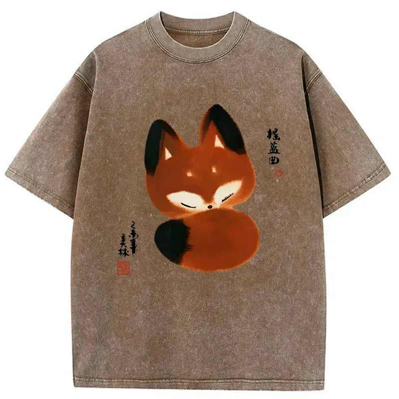 Cute Fox Shirt for Summer