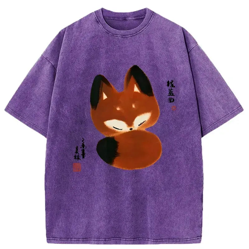 Cute Fox Shirt for Summer
