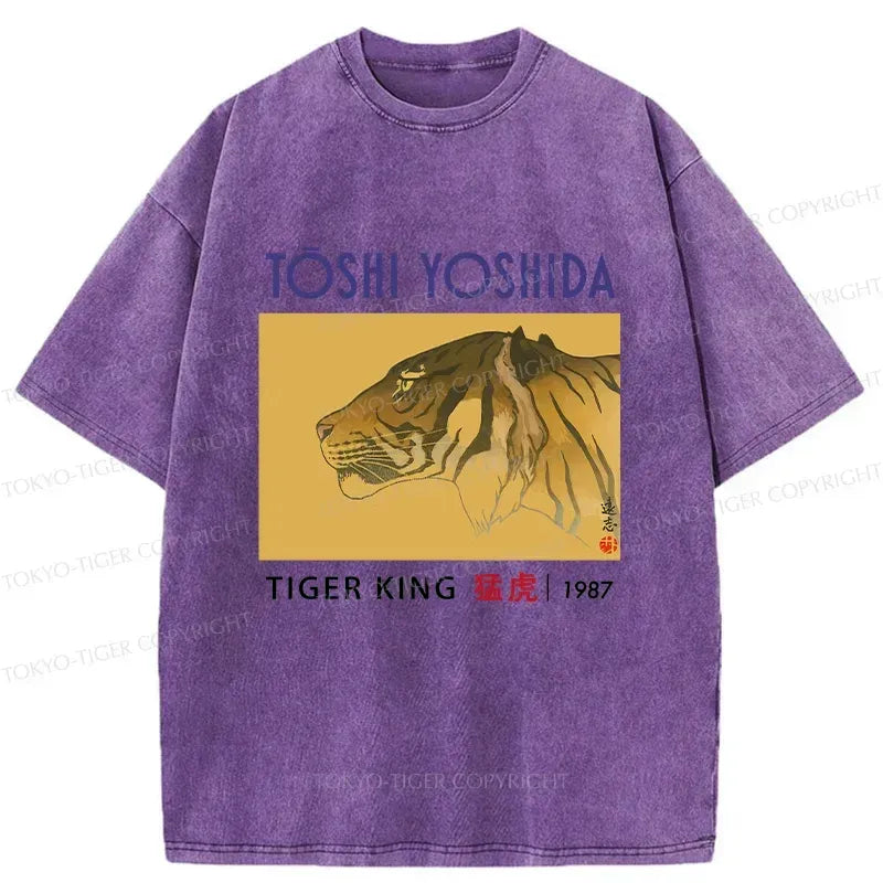 vintage japanese tiger washed t-shirt