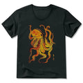 Kyoto-Lion Deep Sea Gorgeous Octopus V-Neck Classic T-Shirt