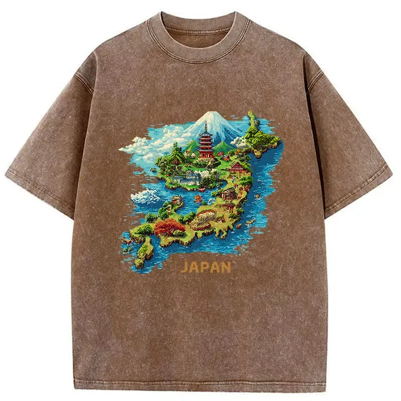 Funny Japanese Map T-Shirt on Sale