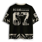 Black Cat Monster Mesh Jersey for Sports
