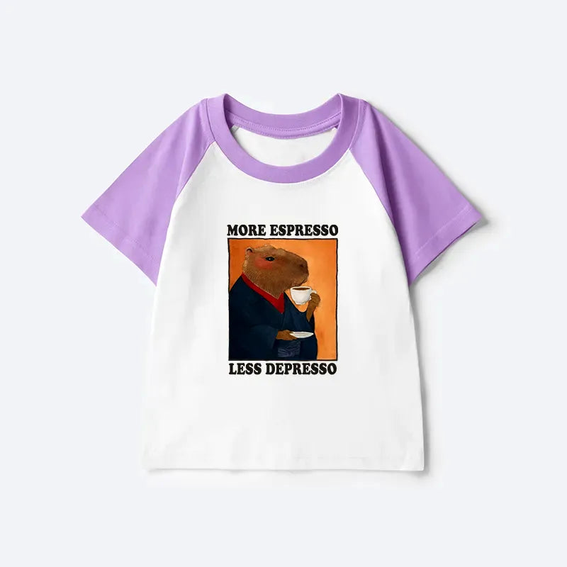 Capybara Kids T-shirt for Daily Wear