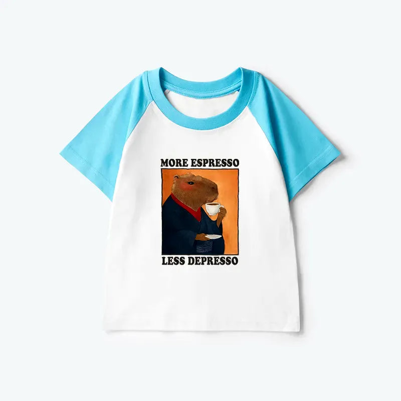 Capybara Kids T-shirt for Daily Wear