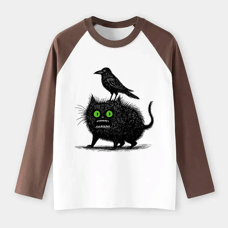 Best Seller Japanese Crow Cat Long Sleeve T-Shirt