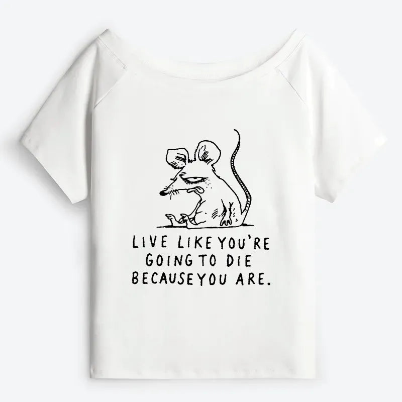 funny sarcastic rat t-shirt gift idea