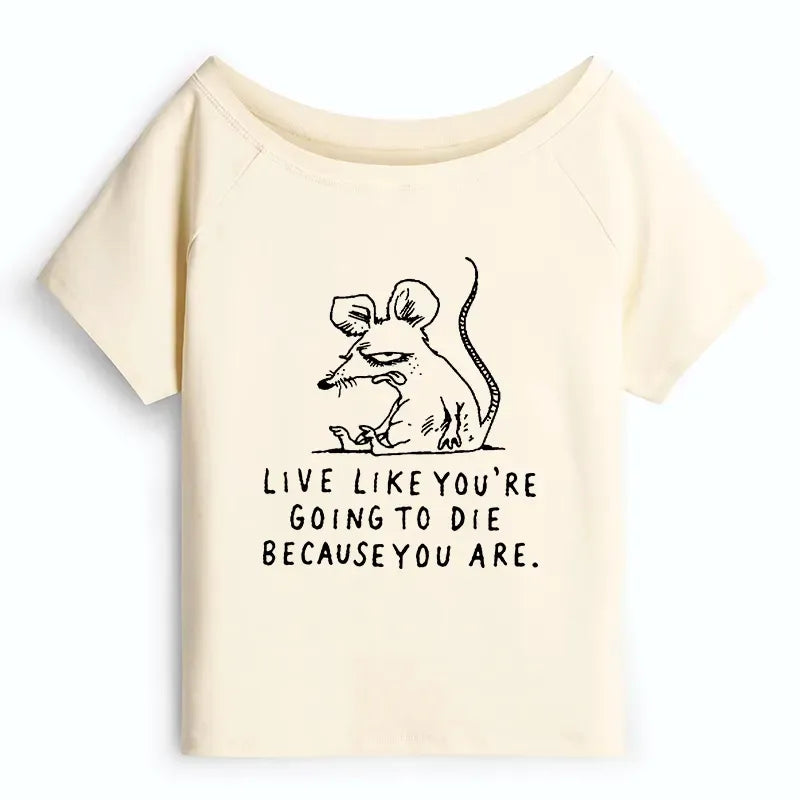 funny sarcastic rat t-shirt gift idea