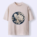 Kyoto-Lion Snow Owl Plum Blossom T-Shirt