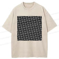 Japanese Kanji Washed T-Shirt for Daily Wear