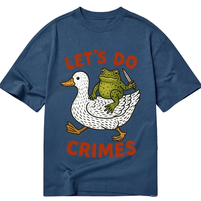 Kyoto-Lion Frog Ready To Commit Crime Classic T-Shirt