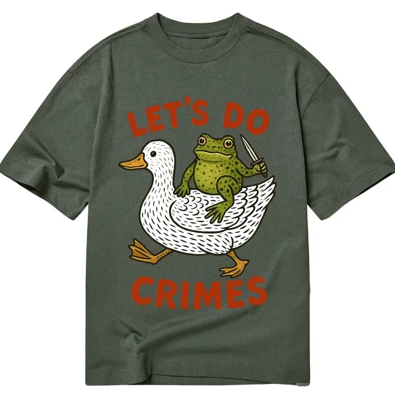 Kyoto-Lion Frog Ready To Commit Crime Classic T-Shirt