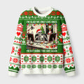 Kyoto-Lion Overtime-Skeleton Christmas Fuzzy Christmas Ugly Sweatshirt