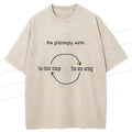 philosophical streetwear tee for daily wear