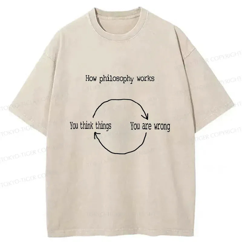 philosophical streetwear tee for daily wear