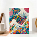 Kyoto-Lion Colorful Prismatic Wave Nobles Tablet Protective Case