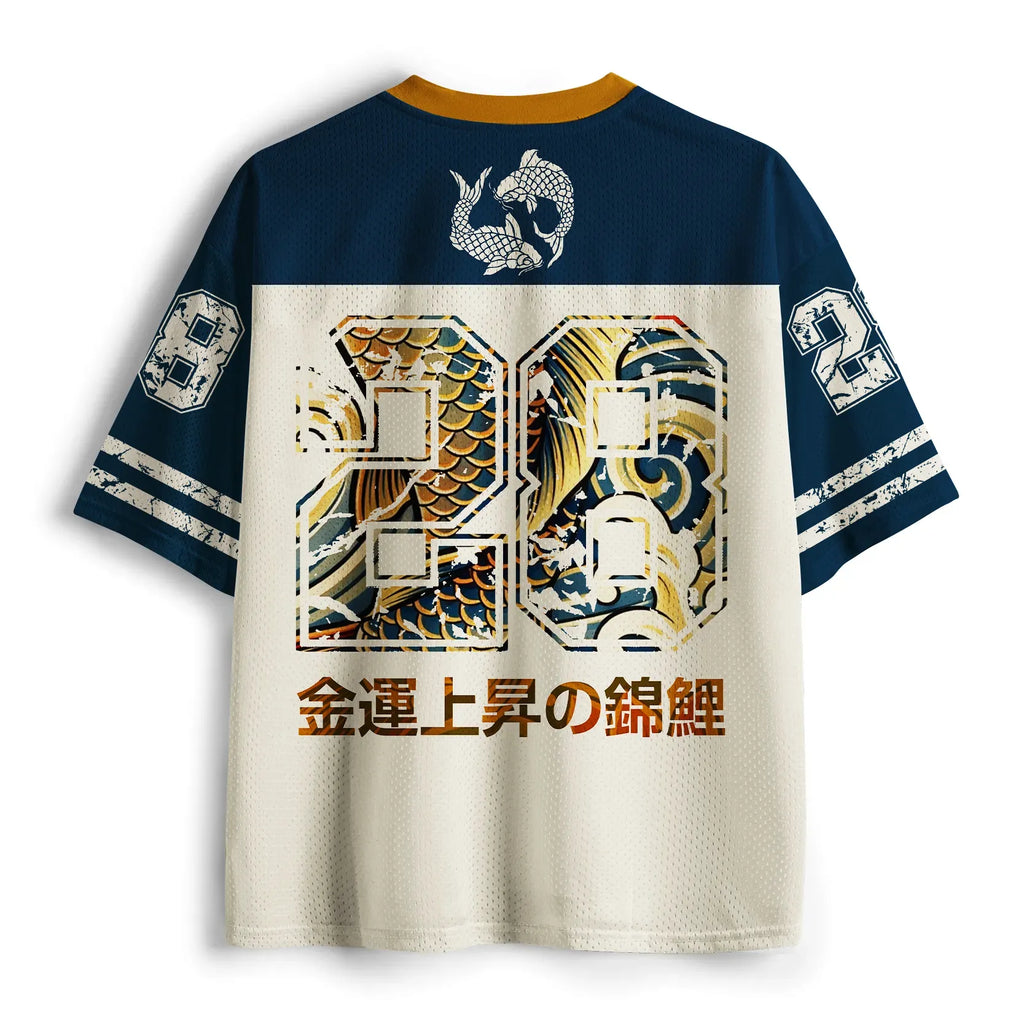 Japanese Koi Mesh Jersey for Summer