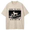 Kyoto-Lion Chihuahuas Are Natural Killers Washed T-Shirt