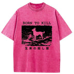 Japanese Vintage Washed T-Shirt for Men